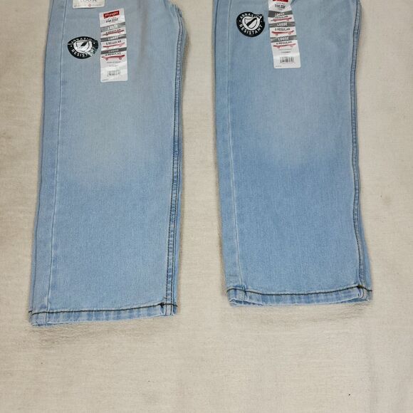 Wrangler Jeans Boys Loose Blue Sz 8 Regular Denim Pants Kids Skater Lot of 2 Kid - Picture 9 of 16